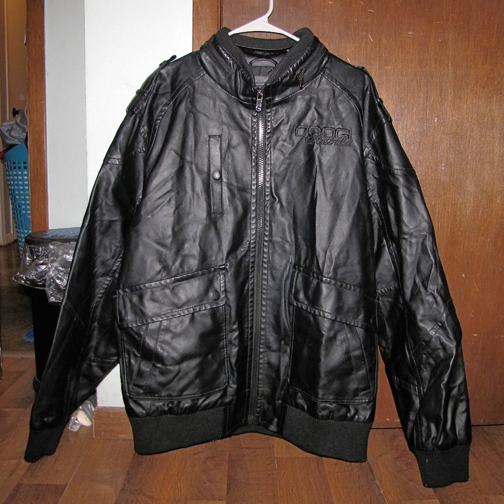 Mens XL COOGI Leather Jacket